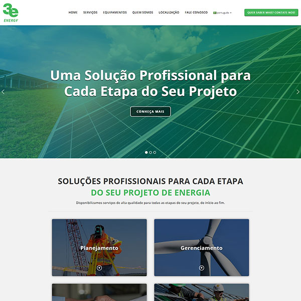 Leia mais sobre o artigo 3E Energy – Site